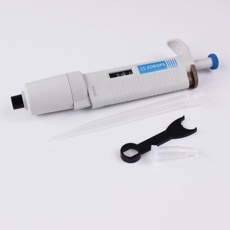 Дозатор 5drops-P5000, 1-кан., перем. объема, автоклавируемый, 1-5 мл