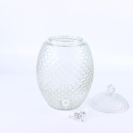 Лимонадница "Амфора" 10 литров, с декорированной граненной крышкой Лимонадница "Амфора" 10 литров, с декорированной граненной крышкой