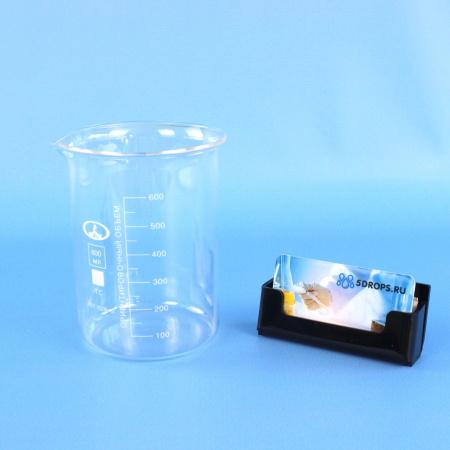 Стакан лабораторный низкий Н-1-600, 600 мл, градуированный Стакан лабораторный низкий Н-1-600, 600 мл, градуированный
