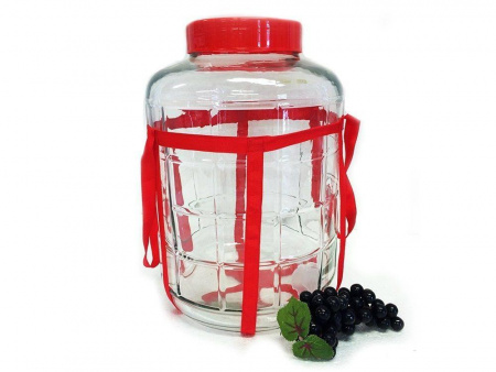 Банка (бутыль) стеклянная 23 литра (с гидрозатвором) - В наличии