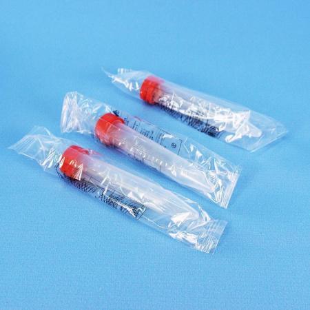 Пробирка коническая 10 мл, 18,4х100 мм, п/п, стерил., с град-кой., с винт.,крышкой, ЛТП, 100 шт/упак