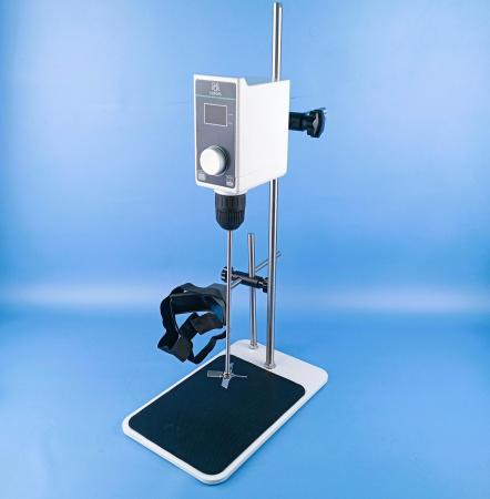 Верхнеприводная мешалка 5drops-OSS-30, с цифровым дисплеем, до 20 литров, с фиксатором посуды, максимальная вязкость 16000 Мпа