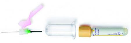 Пробирки вакуумные для исследования сыворотки c активатором свертывания и гелем,16х100 мм, 8,5 мл, пластик, 100 шт/уп