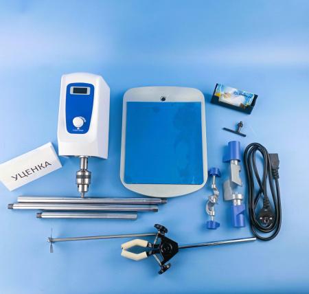 Уценка: Верхнеприводная мешалка 5drops-5, 60 Ватт, до 5 литров, цифровой дисплей, №20230218058, (б/у, после ремонта)