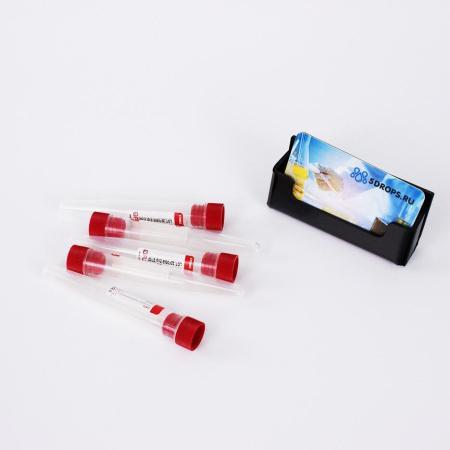 Пробирка коническая 10 мл, 16х100 мм, п/п, стерил., с пробкой и этикеткой, FLM, 100 шт/упак