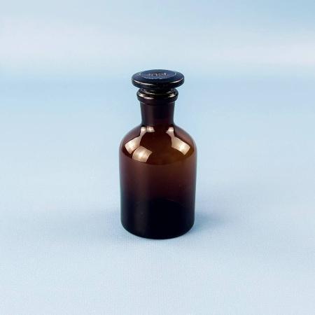 Склянка (штанглас) 5drops, 125 мл, темное стекло, с притёртой пробкой, узкое горло - В наличии
