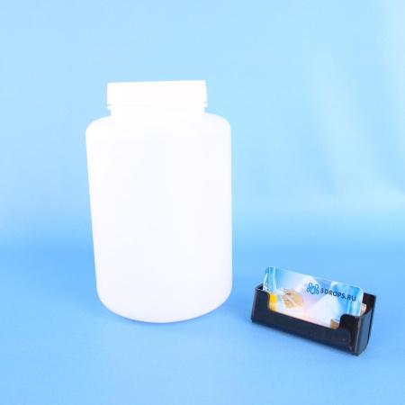 Банка, 2000 мл, ПЭ, с винтовой крышкой и прокладкой