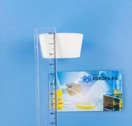 Пробка силиконовая конусная №10 50х42х25 мм под шлиф 45/40 мм