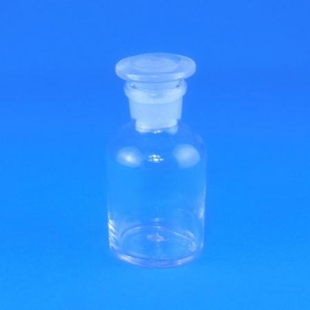 Склянка (штанглас), 60 мл, светлое стекло, с притёртой пробкой, узкое горло - В наличии