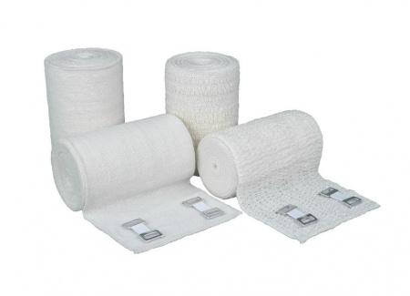 Бинт эластичный компрессионный, 4 м х 10 см, с застежкой, 5 шт/упак - Под заказ