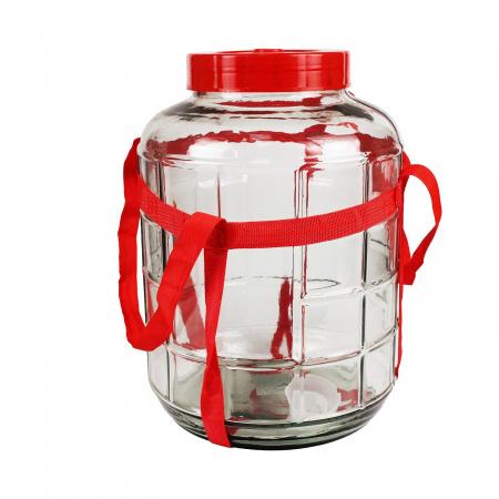 Банка (бутыль) стеклянная объёмом 20 литров с гидрозатвором - В наличии