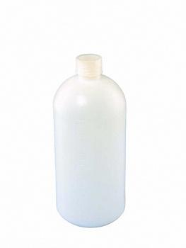 Бутылка из полиэтилена (ПЭ) 100 мл, с винтовой крышкой и прокладкой