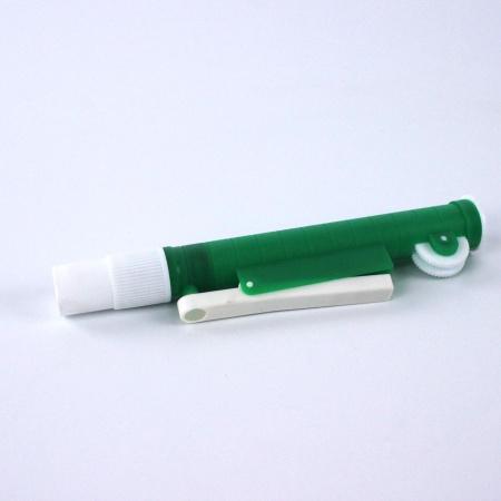 Помпа для пипетки (пипетатор поршневой) до 10 мл, зеленый