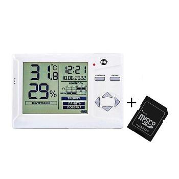 Гигрометр электронный ТМФЦ-101 (с поверкой) + карта памяти