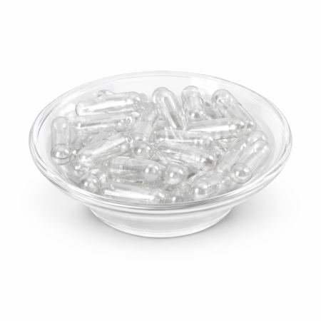 Капсулы №0, кишечнорастворимые, прозрачные, 100 000 шт/короб - В наличии