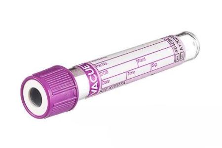 Пробирки с ЭДТА К2, 2 мл, 13х75, пластик, пластик, для гематологических исследований, 50 шт/упак, VACUETTE - Под заказ