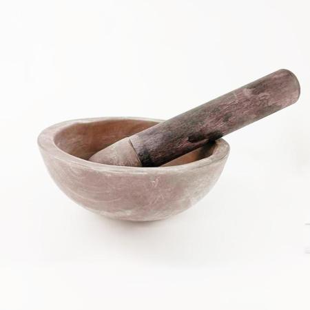 Ступка корундовая, диаметр 145 мм, с пестом