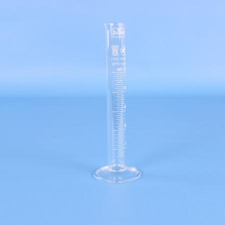 Цилиндр мерный 1-25-2, 25 мл, со стеклянным основанием, с носиком, (ГОСТ 1770-74)