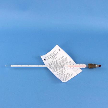 Ареометр для спирта АСПТ (0...60%), с термометром, (ГОСТ 18481-81)