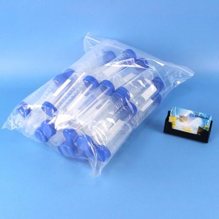 Пробирка коническая 50 мл, 29х117 мм, п/п, нестерил., с град-ой., с винт.,крышкой, с юбкой уст-ти, M.Med, 50 шт/упак