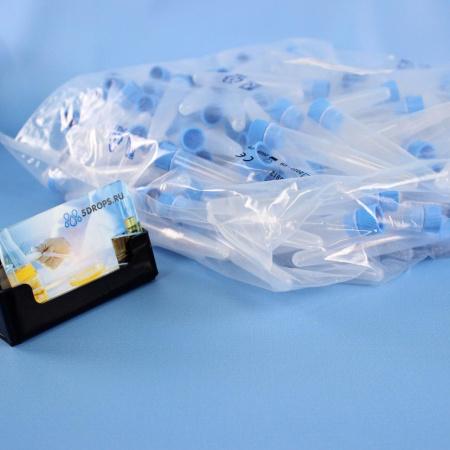 Пробирка коническая 10 мл, 16х100 мм, п/п, нестерил., с пробкой, IT, 250 шт/упак