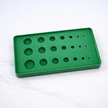 Пластиковый трафарет для определения внешних и внутренних диаметров шлангов от 1 до 25 мм, Kartell