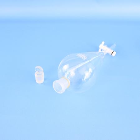 Воронка делительная грушевидная ВД-3-1000, 1000 мл, с фторопластовым краном, ISO 4800