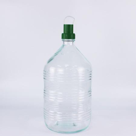 Стеклянная бутыль СССР, 15 л, рифленая, 1 шт
