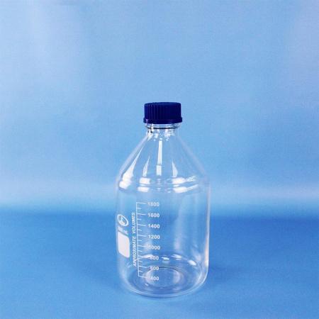 Банка для реактивов, 2000 мл, светлое стекло, градуированная Банка для реактивов, 2000 мл, светлое стекло, градуированная - В наличии