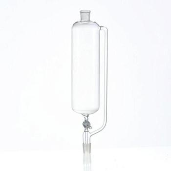 Воронка делительная 1000 мл, цилиндрическая, с компенсатором давления, шлиф стебля 29/32, (ГОСТ 1770-74)