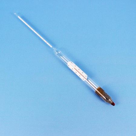 Ареометр для сахара АСТ-2 (5...15%), с термометром, (ГОСТ 18481-81) - В наличии