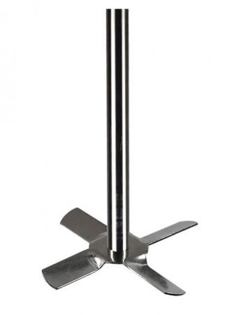 Мешальник для верхнеприводных мешалок, 4 лопасти, нержавеющая сталь, 190 мм - В наличии