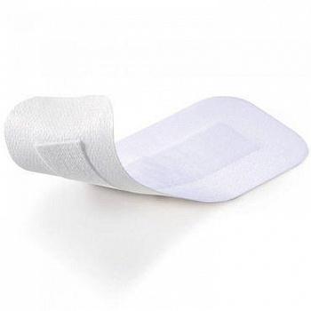 Лейкопластырь фиксирующий, на нетканой основе, 30*10 см, с впитывающей подушечкой, 50 шт/упак