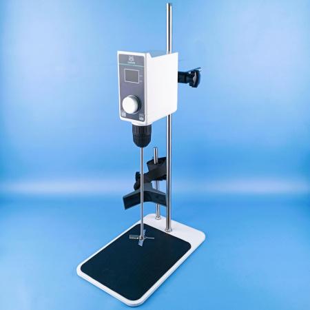 Верхнеприводная мешалка 5drops-OSS-30, с цифровым дисплеем, до 20 литров, с фиксатором посуды, максимальная вязкость 16000 Мпа