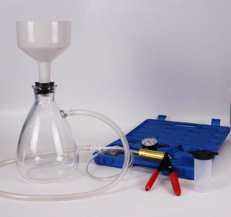 Вакуумная установка для фильтрования "Поток" с ручным пневматическим насосом, 0 - 30 PSI