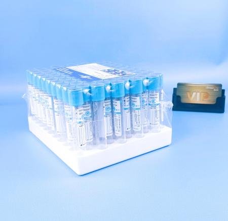 Пробирки вакуумные с цитратом натрия 3,8%, 8,1 мл, 16х100 мм, пластик, 100 шт, для коагулологических исследований, СV