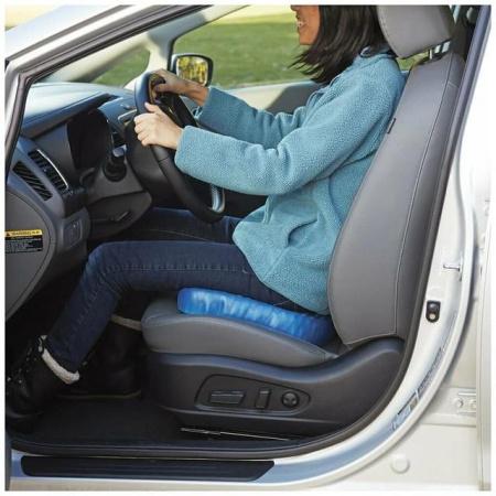 Автомобильная ортопедическая гелевая подушка на сиденье "OrthoGel Pad" (подарок)