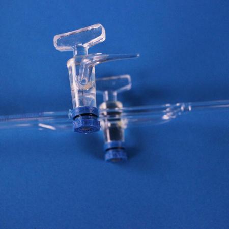 Бюретка с краном 1-2-2-2-0,01, 2 мл, (микробюретка)