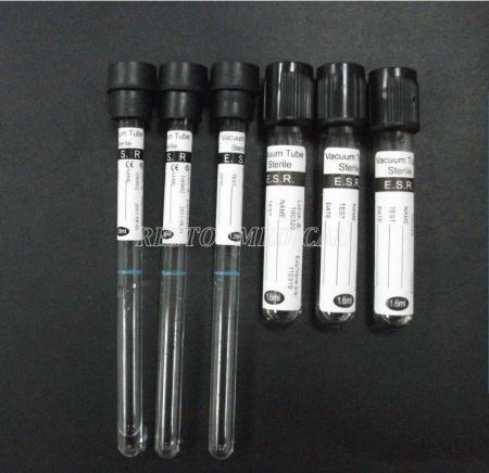 Пробирка вакуумная для исследования СОЭ с цитратом натрия 3,8%, 9х120 мм, 1,6 мл, стекло, 100 шт
