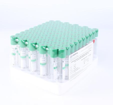 Пробирки вакуумные с натрий гепарином и гелем 8 мл, 16х100 мм, 100 шт, пластик, для исследования плазмы, Puth - Под заказ