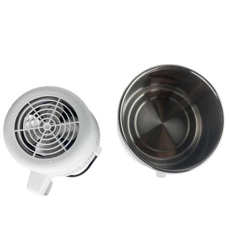 Электрический аквадистиллятор 1 л/ч, пластиковый белый корпус, стеклянный сборник