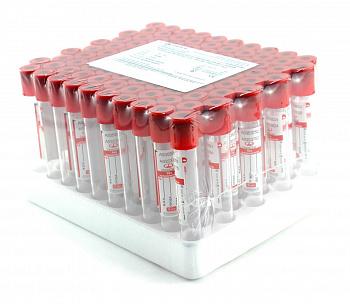 Пробирки вакуумные для исследования сыворотки без наполнителя 13х100 мм, 5 мл,пластик, упаковка 100 шт Пробирки вакуумные для исследования сыворотки без наполнителя 13х100 мм, 5 мл,пластик, упаковка 100 шт