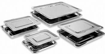 Лоток прямоугольный с крышкой 300х220х30 мм