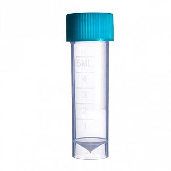 Криопробирка 5 мл, п/п, стерил, без ДНКаз и РНКаз, с завинч., крышкой, JBF, 50 шт/упак Криопробирка 5 мл, п/п, стерил, без ДНКаз и РНКаз, с завинч., крышкой, JBF, 50 шт/упак