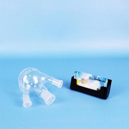 Колба трехгорлая КГУ-3-1-100, 100 мл, шлифы 19/26-14/23-14/23 Колба трехгорлая КГУ-3-1-100, 100 мл, шлифы 19/26-14/23-14/23