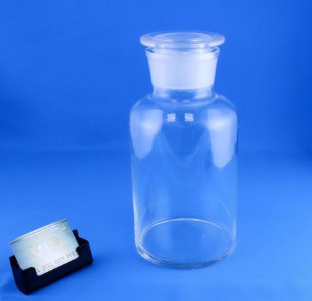 Склянка (штанглас) 5drops, 2500 мл, светлое стекло, с притёртой пробкой, широкое горло