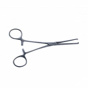 Зажим кровоостанавливающий, прямой, зубчатый, длина 160 мм Кохер, З-5, 1 шт