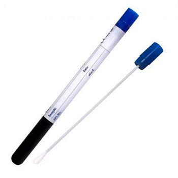 Тампон-зонд в пробирке 12х150 мм, со средой AMIES + уголь, алюминий/вискоза, стерил., IT, 150 шт/упак Тампон-зонд в пробирке 12х150 мм, со средой AMIES + уголь, алюминий/вискоза, стерил., IT, 150 шт/упак