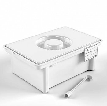 КДС-пластиковый контейнер ЕДПО-10-02-2 с карманом, упаковка 1 шт