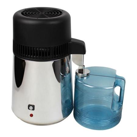 Электрический аквадистиллятор 1 л/ч, металлический корпус, пластиковый сборник - В наличии